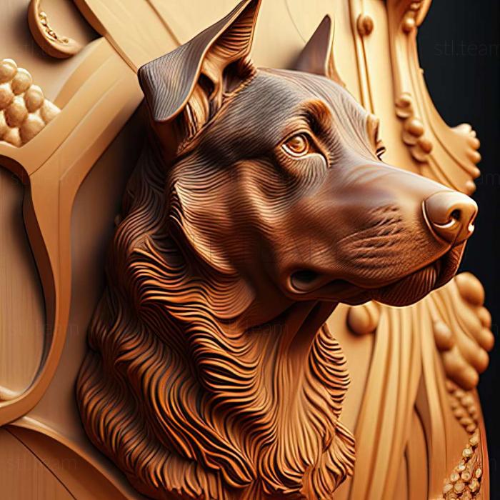 3D model Beauceron dog (STL)